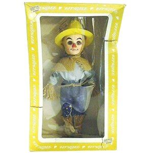 Effanbee 1987 Straw Man Doll Scarecrow Figure Original Box 11" Collectible